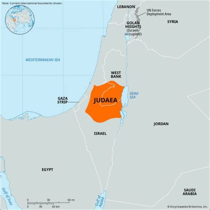 Are judea and palestine the same place?