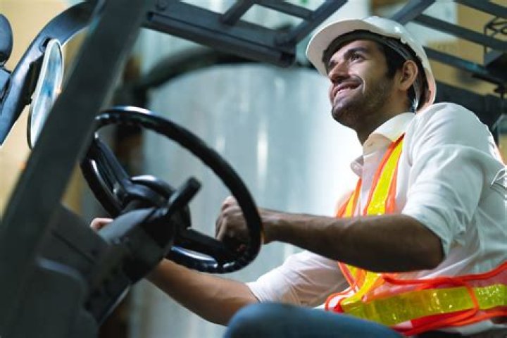 Do you need to wear a hard hat when driving a forklift?