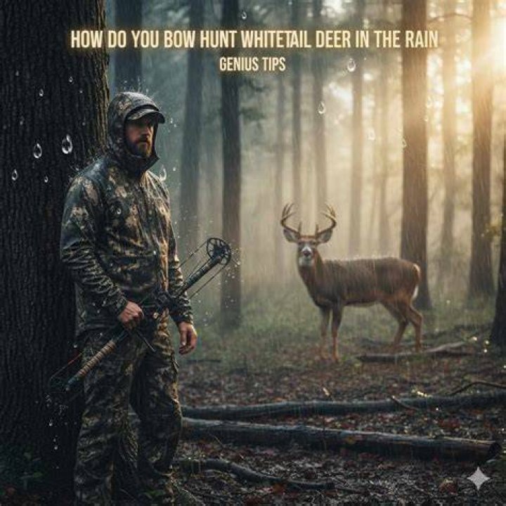 Should i hunt whitetail in the rain?