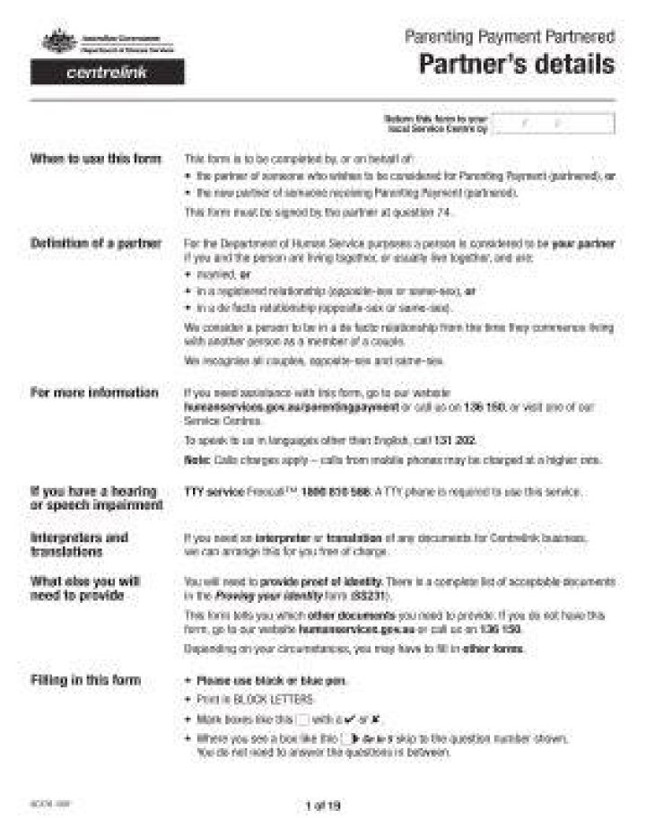 What is parenting payment partnered?