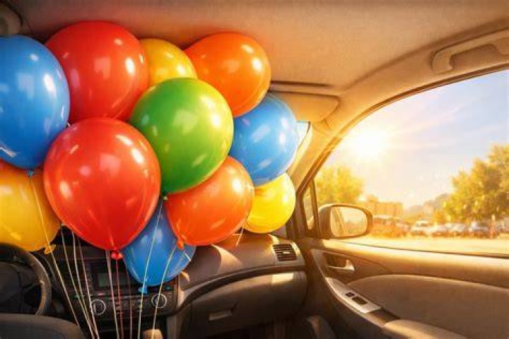 Will helium balloons be ok in a hot car?